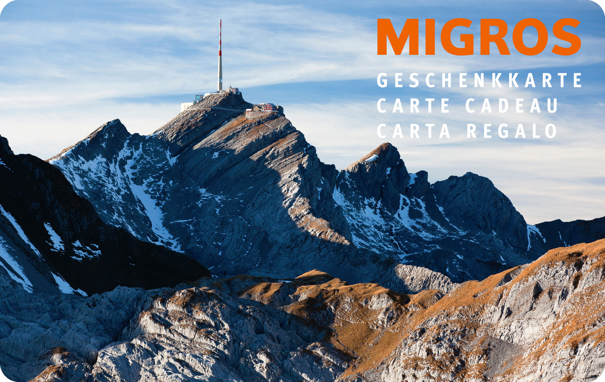 Geschenkkarte Ostschweiz